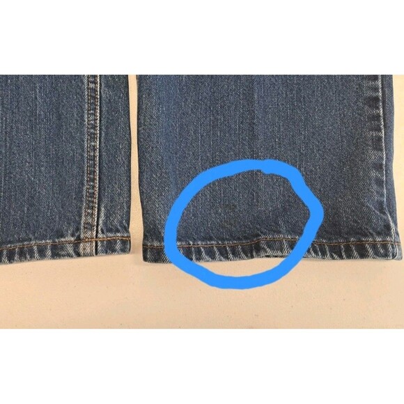 Carhartt FR FLAME RESISTANT Men's Blue denim work jeans 42x32 - Picture 5 of 8